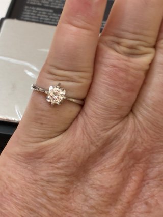 Anillo Oro 18k Diamante Natural 0.83ct