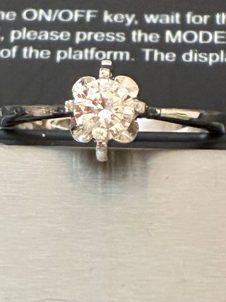 Anillo Oro 18k Diamante Natural 0.83ct