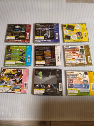Lote 9 juegos PS1 Japoneses