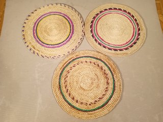 Sottopentola in Paglia Set di 3pezzi Diametro 30cm