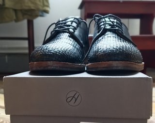 Zapatos Hudson London Negros Talla 41
