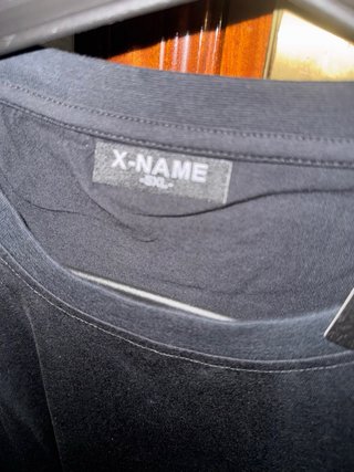 Camiseta X-NAME Talla 5XL Negra
