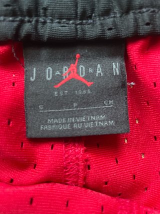 Pantalones Cortos Jordan Rojos y Negros