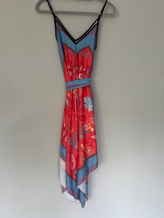 Vestido playero multicolor