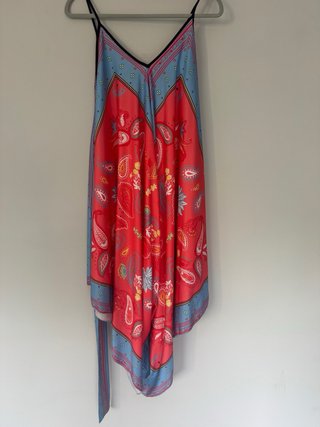 Vestido playero multicolor