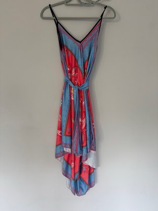 Vestido playero multicolor