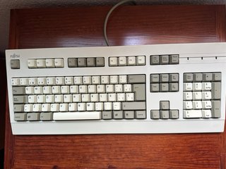 Teclado Mecánico Fujitsu FSK-105W Español Vintage