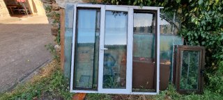 Ventana aluminio blanca