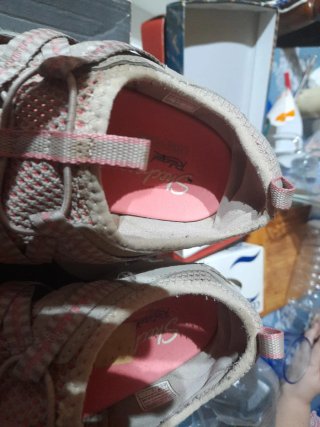 Zapatillas Skechers Beige/Rosa Talla 41