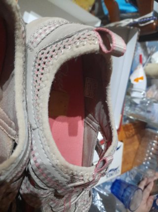 Zapatillas Skechers Beige/Rosa Talla 41