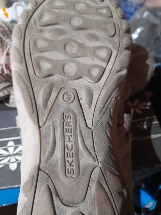 Zapatillas Skechers Beige/Rosa Talla 41