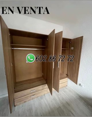 Armario de madera 4P y 4C