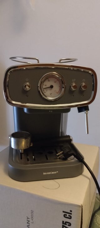 Cafetera SilverCrest Retro Gris