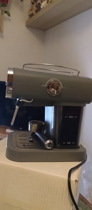 Cafetera SilverCrest Retro Gris