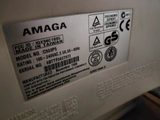 Monitor Amaga Beige/Blanco