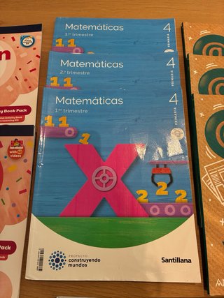 Lote completo de libros de 4 de Primaria