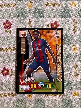 2 Cromos Nani y Umtiti Super Crack 2016/17