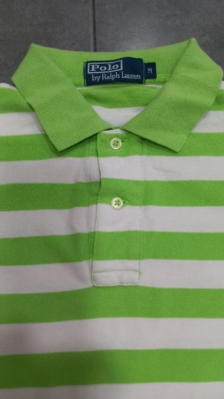 Polo Ralph Lauren Rayas Verde Talla M