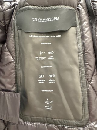 Abrigo Krakatau sin estrenar
