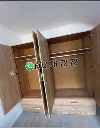 Armario puertas correderas de 2 metros