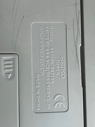 Afinador SEIKO SAT500 Cromático