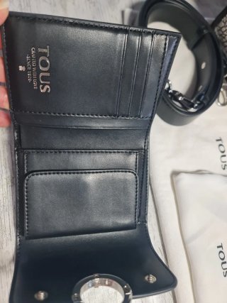 Bolso Tous Negro y Plateado
