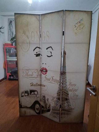 Biombo decorativo vintage