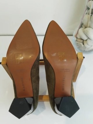 Zapatos Marypaz Talla 39 Verde Militar