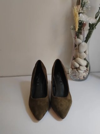 Zapatos Marypaz Talla 39 Verde Militar