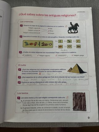 Religión católica, 6 Primaria serie Manantial