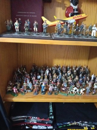 Collezione di soldatini di piombo