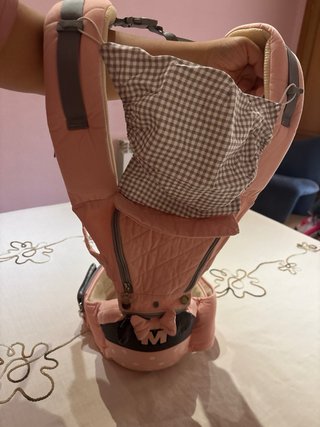 Mochila Portabebés Minnie Mouse Rosa