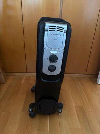 Calentador eléctrico negro
