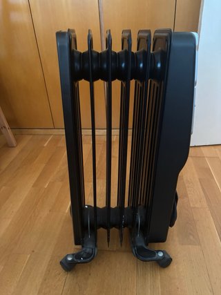Calentador eléctrico negro