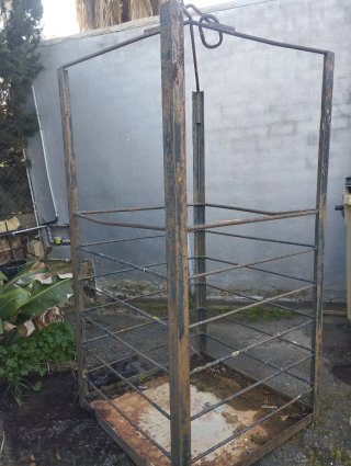 Jaula porta hombres trabajos altura