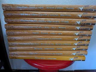 Colección libros de cocina