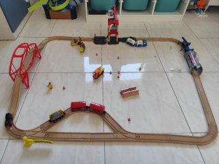 Set Tren Madera Playtive Ampliado