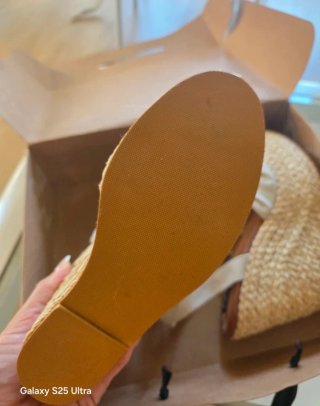 Cuñas MJA Beige/Marrón Talla 37 americano 38eu