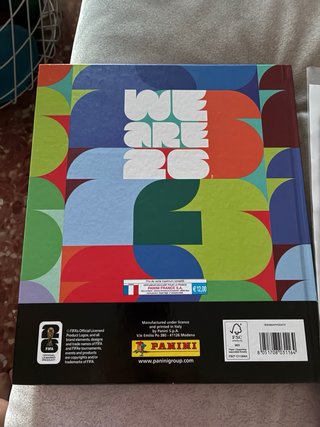 Álbum Cromos Mundial Fútbol 2026 Panini tapas dura