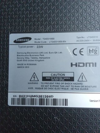 Scheda Alimentazione Samsung BN44-00746A