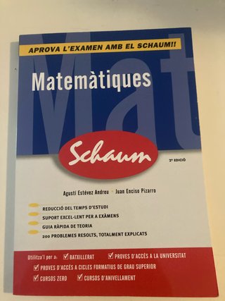 CUTR Matématicas Schaum Selectividad - Curso ce...