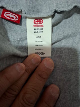 Ecko Unltd T-shirt L Grigio Rosso