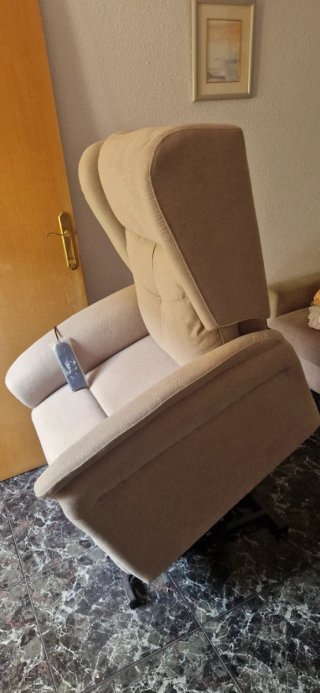 Sillón Eléctrico Reclinable Beige