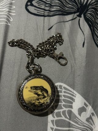 Reloj de bolsillo pescador