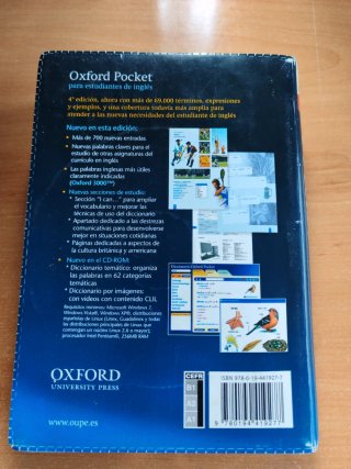 Diccionario Oxford Pocket para estudiantes de i...