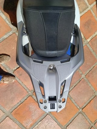Maletero Moto Honda SH 125 Blanco Mate Nuevo