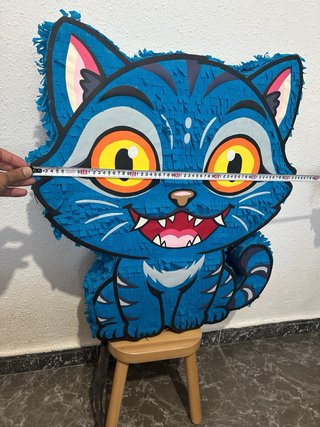 Piñata Gato Derpy K-pop Huntrix (Artesanal)