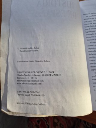 Libro de Historia de España edicion actualizada