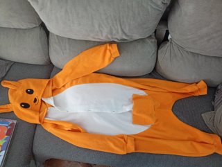 Disfraz Canguro Talla Única Naranja