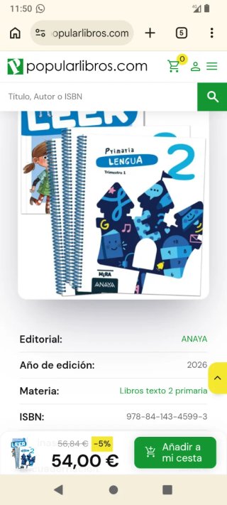 Pack libros lengua 2 primaria anaya